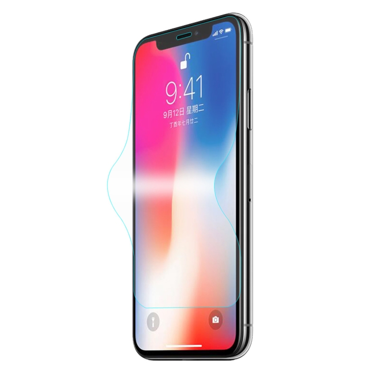ENKAY Hat-Prince 0.1mm 3D Full Screen Protector Explosion-proof Hydrogel Film for iPhone XS Max , TPU+TPE+PET Material