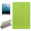Transformers Style Silk Texture Horizontal Flip Solid Color Leather Case with Holder for iPad Mini 2019