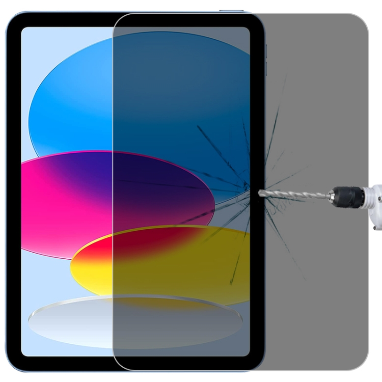 For iPad 2025 / 2022 0.33mm 9H 2.5D Privacy Explosion-proof Tempered Glass Film