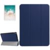 For iPad Pro 10.5 inch PU Litchi Texture 3-folding Smart Case Clear Back Cover with Holder