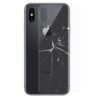 For iPhone X / XS Transparent Tempered Glass Back Screen Protector, For X
