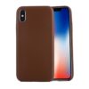 For iPhone X / XS Drop-proof PU Protective Case Back Cover