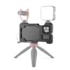 For iPhone 11 Pro Max YELANGU C23 Video Camera Cage Stabilizer with PC Case