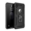 For iPhone XS Max Sergeant Armor Shockproof TPU + PC Protective Case with 360 Degree Rotation Holder
