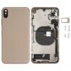 Battery Back Cover Assembly (with Side Keys & Speaker Ringer Buzzer & Motor & Camera Lens & Card Tray & Power Button + Volume Button + Charging Port + Signal Flex Cable & Wireless Charging Module) for iPhone XS Max, For iPhone XS Max (Full Assembly)...