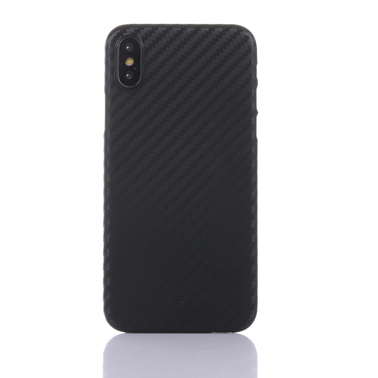 For iPhone XS Max Carbon Fiber Ultrathin PP Protective Case, For XS Max