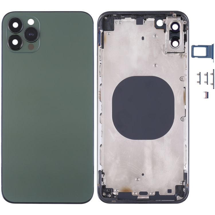 Back Housing Cover with Appearance Imitation of iP13 Pro Max for iPhone XS Max, for iPhone XS Max(Green)