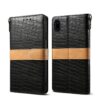 For iPhone XS Max Splicing Color Crocodile Texture PU Horizontal Flip Leather Case with Wallet & Holder & Card Slots & Lanyard, For iPhone XS Max