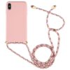 For iPhone XS Max For iPhone XS Max TPU Anti-Fall Mobile Phone Case With Lanyard, For iPhone XS Max