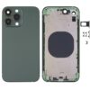 Frosted Frame Back Housing Cover with Appearance Imitation of iP13 Pro for iPhone XR, for iPhone XR(Frosted Steel Material,Green)