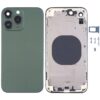 Electroplated Frame Back Housing Cover with Appearance Imitation of iP13 Pro for iPhone XR, for iPhone XR(Electroplated Frame ,Green)