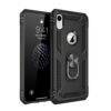 For iPhone XR Armor Shockproof TPU + PC Protective Case with 360 Degree Rotation Holder, For iPhone XR