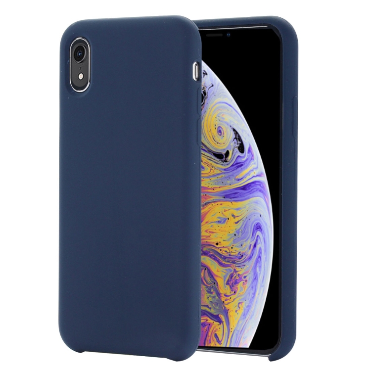 For iPhone XR Four Corners Full Coverage Liquid Silicone Case, For XR, XR