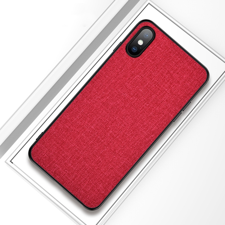 For iPhone X / XS Shockproof Cloth Texture PC+ TPU Protective Case, iPhone X / XS