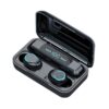 F9-9 TWS CVC8.0 Noise Cancelling Bluetooth Earphone with Charging Box, Support Touch Lighting Effect & Three-screen LED Power Display & Power Bank & Mobile Phone Holder & HD Call & Voice Assistant, F9-9 Black, F9-9 Dark Blue, F9-9 Pink, F9-9 Blue...