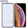 For iPhone X / XS / 11 Pro 25pcs 9H 5D Full Glue Full Screen Tempered Glass Film