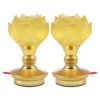 2pcs Household LED Lotus Lights for Buddha Electronic Altar Lamp, CN Plug