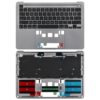 For Macbook Pro 13 inch 2021 A2338 C-side Cover + US Edition Key Board, A2338 2021(US Edition)