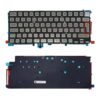 For Macbook Air 15.3 inch M2 A2941 Big Enter Version UK Keyboard Backlight
