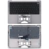 For MacBook Pro 14 inch 2021 A2442 / 2023 A2779 Big Backspace Version UK Keyboard with C Shell, A2442 / 2023 A2779, A2442 2021 / A2779 2023