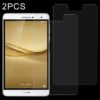 2 PCS 7 inch Universal 0.4mm 9H Surface Hardness Tempered Glass Screen Protector