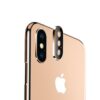 For iPhone X Titanium Alloy Metal Camera Lens Protector Tempered Glass Film, For iPhone X
