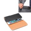 Crazy Horse Texture Vertical Flip Leather Case / Waist Bag with Back Splint for iPhone 5S & SE