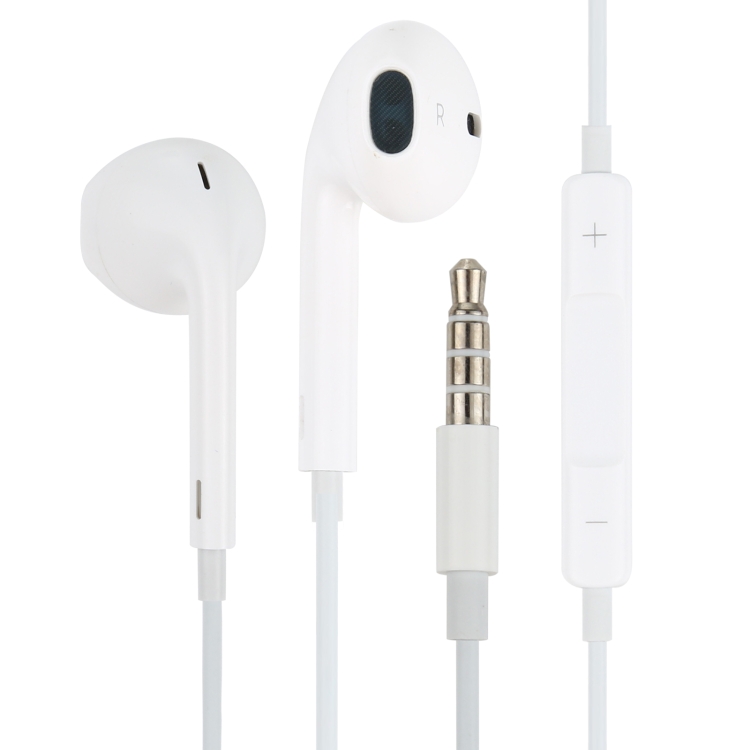 3.5mm Wired Earphone for Android Phones / PC / MP3 Player / Laptops, Cable Length:1.2m(White)