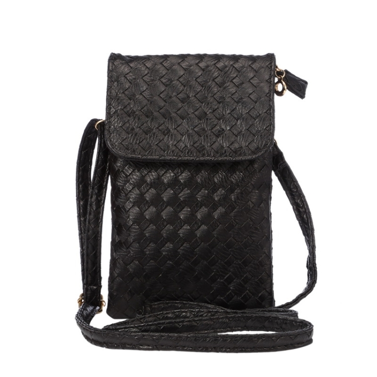 Woven Texture Universal Vertical Style Universal PU Leather Carrying Bag for iPhone 6s Plus / 6 Plus, Galaxy Note 5 & Note 4 & Note 3 / A8 / S6 edge / S6 edge+, Huawei P8 / P7 / Honor 6 Plus