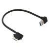 90 Degree USB 3.0 to Micro 3.0 Data Cable for Galaxy Note III / N9000, Length: 26cm