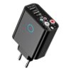 K16 2 in 1 3.5mm AUX + RAC Dual Output Plug-in Bluetooth 5.0 Audio Transmitter Receiver with Remote Control, EU Plug, EU Plug