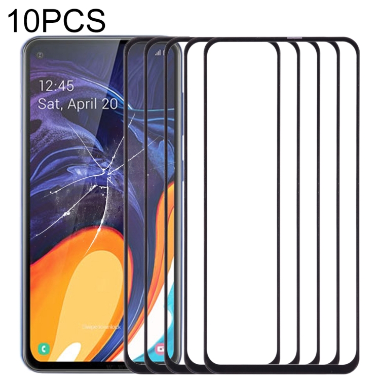 For Samsung Galaxy A60 10pcs Front Screen Outer Glass Lens , For Samsung Galaxy A60