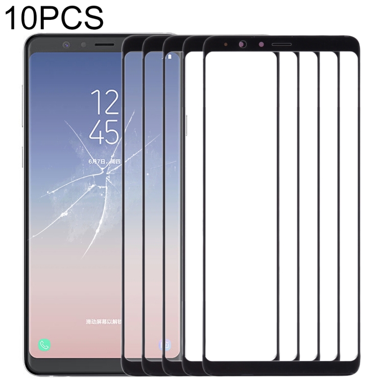 For Samsung Galaxy A8 Star / A9 Star 10pcs Front Screen Outer Glass Lens , For Samsung Galaxy A8 Star