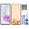 For Samsung Galaxy A55 SM-A556B 6.43 inch OLED LCD Screen Digitizer Full Assembly with Frame, For Samsung Galaxy A55 6.43 inch (OLED)