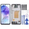 For Samsung Galaxy A35 SM-A356B 6.43 inch OLED LCD Screen Digitizer Full Assembly with Frame(Dark Blue)