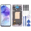 For Samsung Galaxy A55 SM-A556B OLED LCD Screen Digitizer Full Assembly with Frame