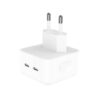 PD 35W Dual USB-C / Type-C Ports Charger for iPhone / iPad Series, EU Plug