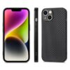 Carbon Fiber Texture Leather Back Phone Case, For iPhone 13, For iPhone 13 Pro, For iPhone 13 Pro Max, For iPhone 12 mini