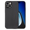 Carbon Fiber Texture Leather Back Phone Case, For iPhone 15 Plus, For iPhone 14 Pro Max, For iPhone 15, For iPhone 13 mini