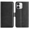 Dual-side Magnetic Buckle Horizontal Flip Leather Phone Case, For iPhone 16 Pro Max, For iPhone 16e, For iPhone 16 Pro, For iPhone 16 Plus