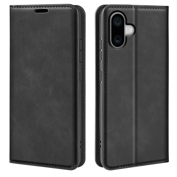 Retro-skin Magnetic Suction Leather Phone Case, For iPhone 16, For iPhone 15 Pro Max, For iPhone 15 Pro, For iPhone 15 Plus