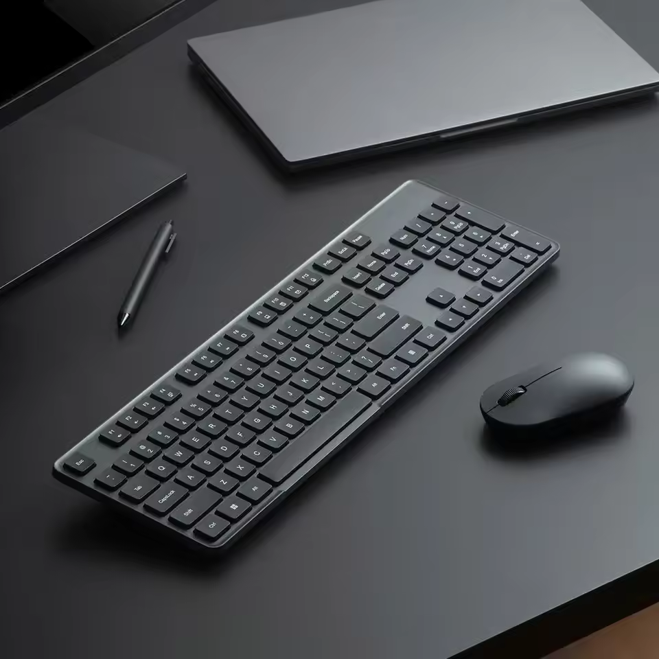 Xiaomi Wireless Keyboard & Mouse Set 2 Office Keyboard 104 keys 2.4GHz USB Receiver Mouse Portable For PC Computer