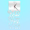 Mirror Clock Personality Wall Clock Three-dimensional Wall Decoration Mosaic Wall Clock