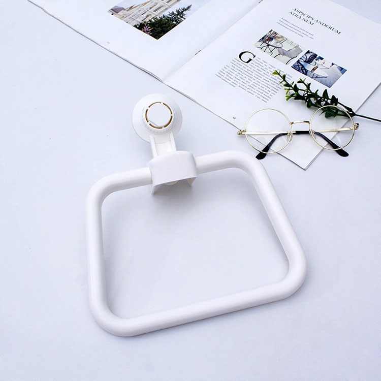 Multifunctional Toilet Suction Cup Towel Ring Rack