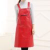 Waterproof Oil Proof Soft Leather Thick Wear-resistant Men and Women Overalls Apron
