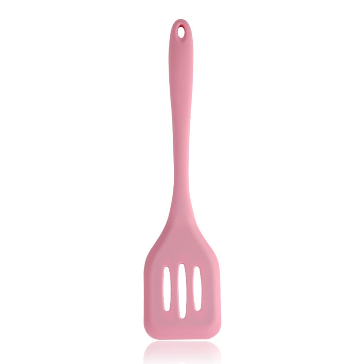 One-piece High Temperature Resistant Silicone Non-stick Spatula Kitchen Kitchenware Leak Shovel