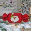 Folding Candy Gift Packaging Bag Non-Woven Bag Christmas Decoration Gift Bag, Elderly, Snowman, Elk