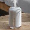 E15 Home Car Disinfection USB Humidifier Aroma Diffuser Portable Desktop Sprayer, Glacier White, Cute Pink
