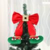 Elf Foot Ornaments Christmas Tree Bow Elf Boots Pendant Hotel Atmosphere Layout