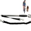 Bicycle Pet Traction Rope Leash with Spring Retractable